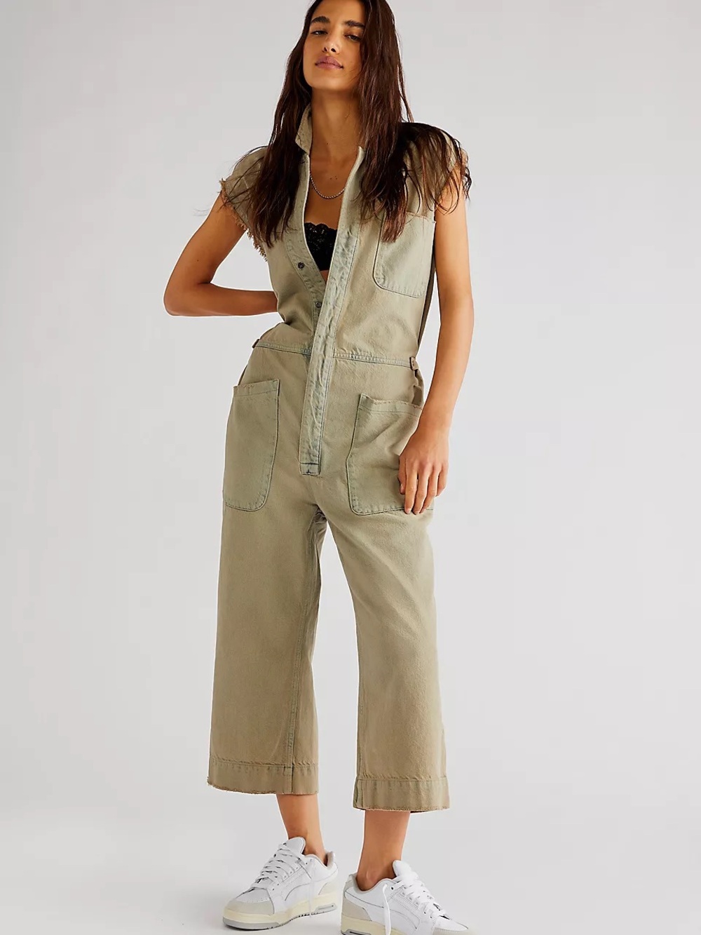 OneTeaspoon for Free People Safari Camp Overalls sz XL